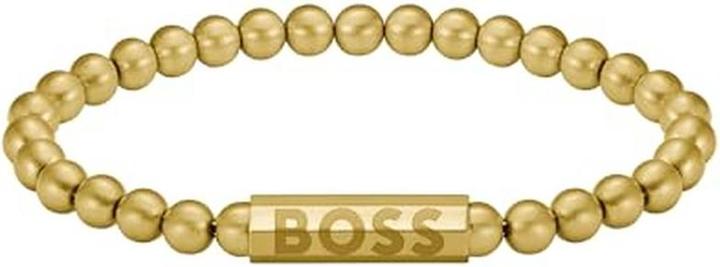 Produktbild Hugo Boss Sphere 1580666 gold-plated beaded bracelet - Length: 19 cm (19 cm, Edelstahl)