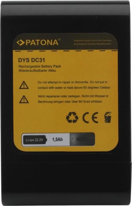 Produktbild Patona Akku für Dyson DC31 DC34 17083-4211 18172-01-04 917083-01