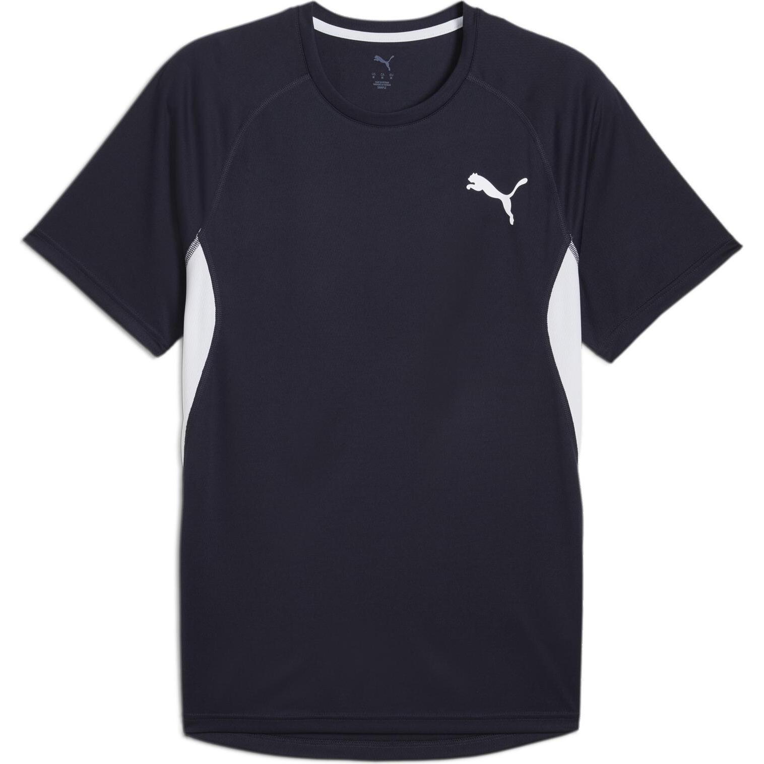 Puma, Herren, Sportshirt, M CROSS THE LINE TEE 3.0 (XL), Blau, XL