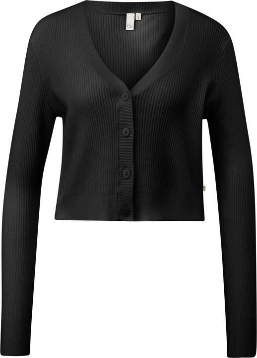 Produktbild s.Oliver Strickjacke Verkürzte Strickjacke mit Rippstruktur (S)