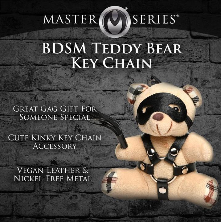 Image du produit Master Series Geknebelter Teddybär Schlüsselanhänger