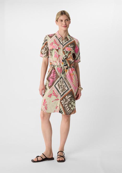Actual product image Comma Kleid Hemdblusenkleid mit All-over-Print (32)