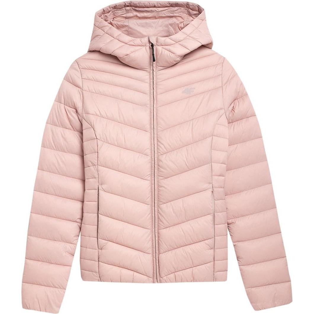 4F, Damen, Jacke, Damen Daunenjacke F095 hellrosa SS23TDJAF095 56S (L) (56), Rosa, 56