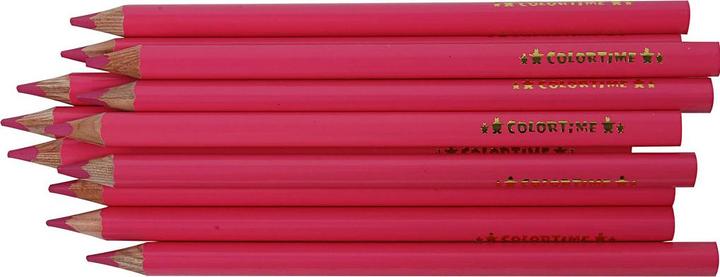 Actual product image Creativ Company Driehoekige Jumbo Kleurpotloden - Roze, 12st. (12 x)