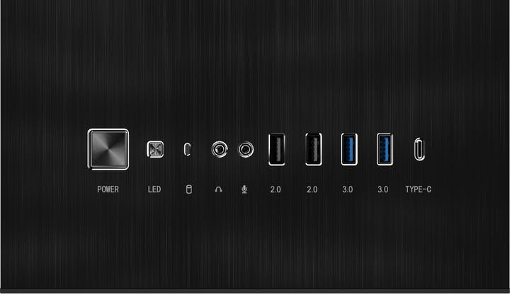 Actual product image MSI MPG Sekira 500P (ATX, E-ATX, mATX, Mini-ITX)
