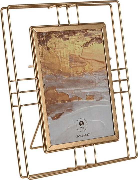 Actual product image Esprit Fotorahmen Home Gold Metall Kristall 18,5 x 2,5 x 23,5 cm (12 Stück) (13 x 18 cm)