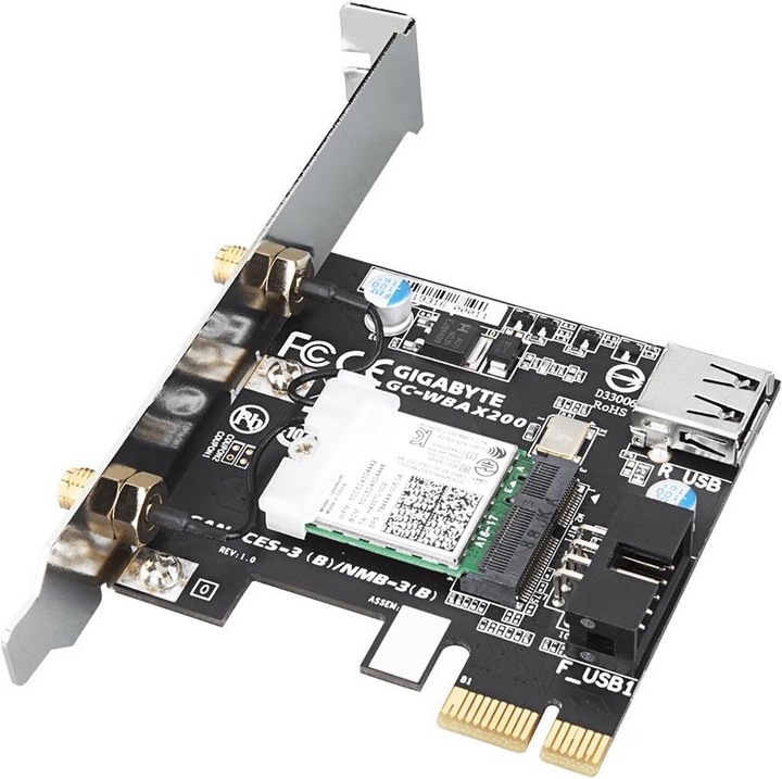 Produktbild Gigabyte GC-WBAX200 Wifi 6 (Mini PCI Express)