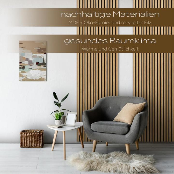 Produktbild Hexim Akustikpaneele (0.83 m², 138.50 x 60 cm)