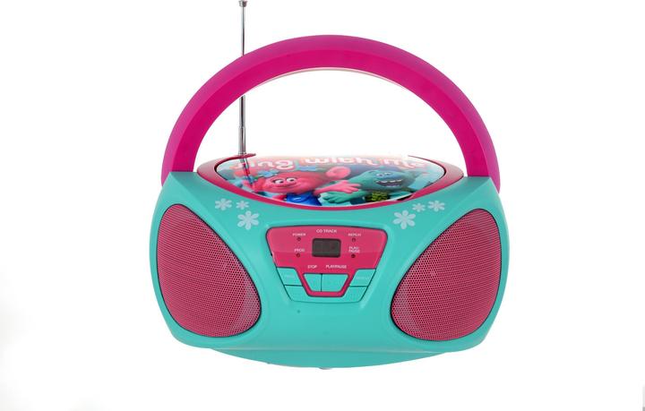 Actual product image Trolls Boom Box CD Player