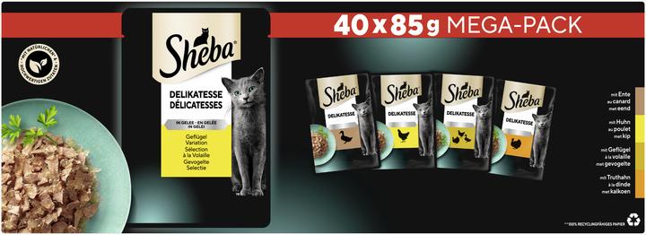 Image du produit Sheba Délicatesse de la gelée (Adulte, 40 pcs, 3400 g)