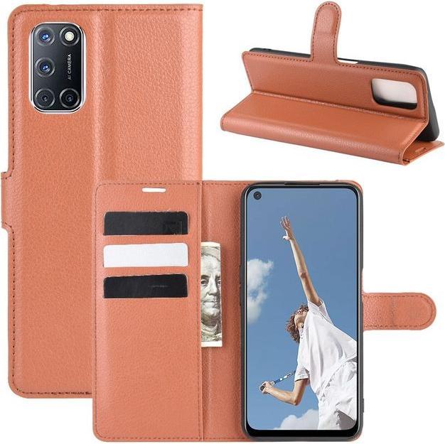 Produktbild MU Classic Litchi Leder Bookcover Series (Oppo A52)