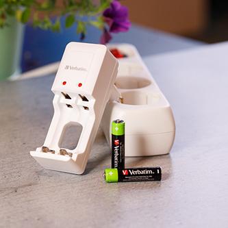 Image du produit Verbatim 49514 - Pile jetable - AAA - nickel-métal hydrure (NiMH) - 1,2 V - 4 pièce(s) - - (4 pcs, AAA, 950 mAh)