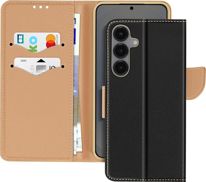Produktbild Avizar Leder Wallet Hülle für Samsung Galaxy S25 Plus Saffiano Fancy (Samsung Galaxy S25)
