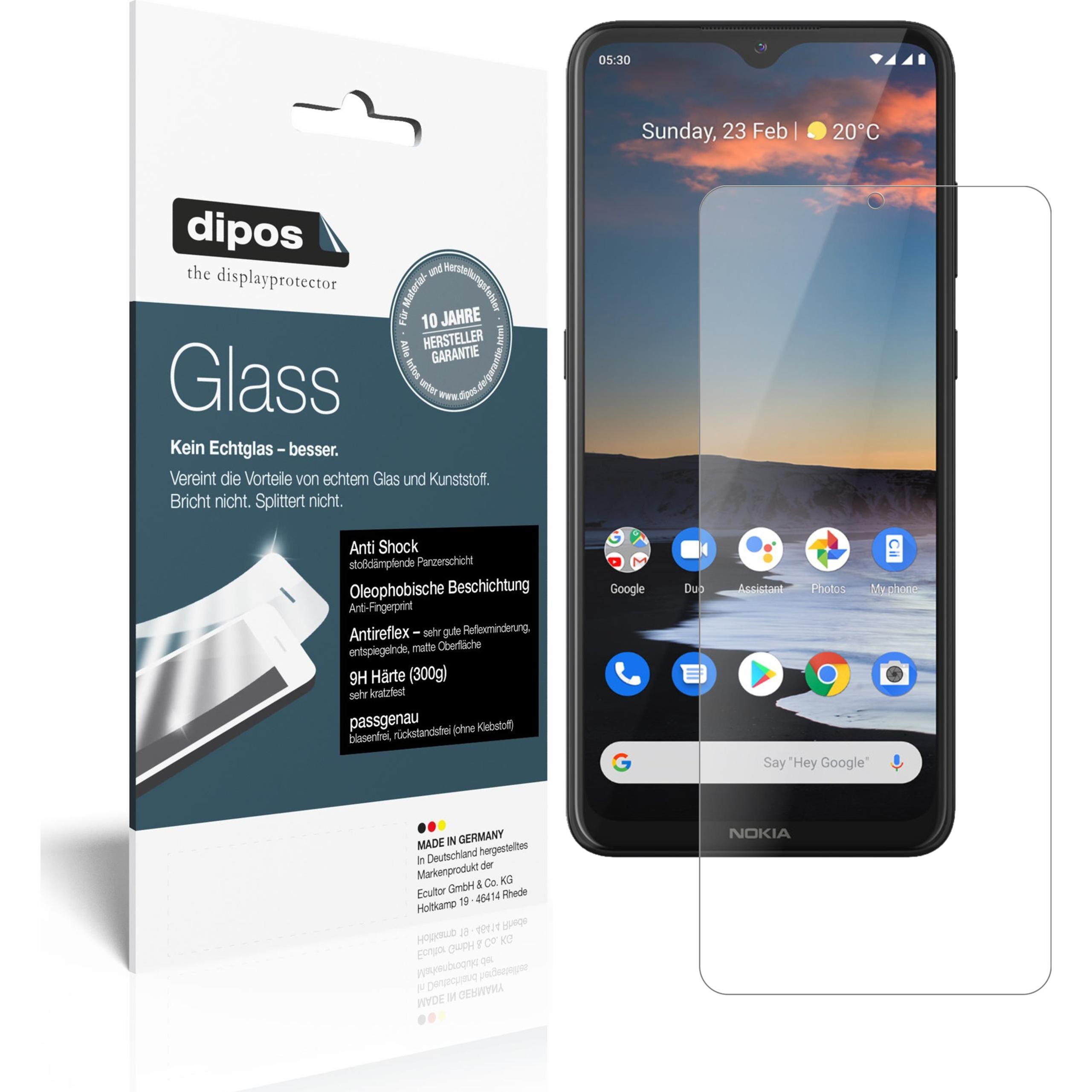 Thumbnail - Dipos Displayschutz Anti-Shock (1 Stück, Nokia 5.3), Smartphone Schutzfolie, Transparent