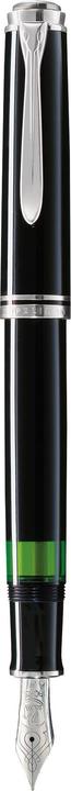 Produktbild Pelikan Füllhalter M805 Schwarz B Etui (Schwarz/Silber, 1 x)