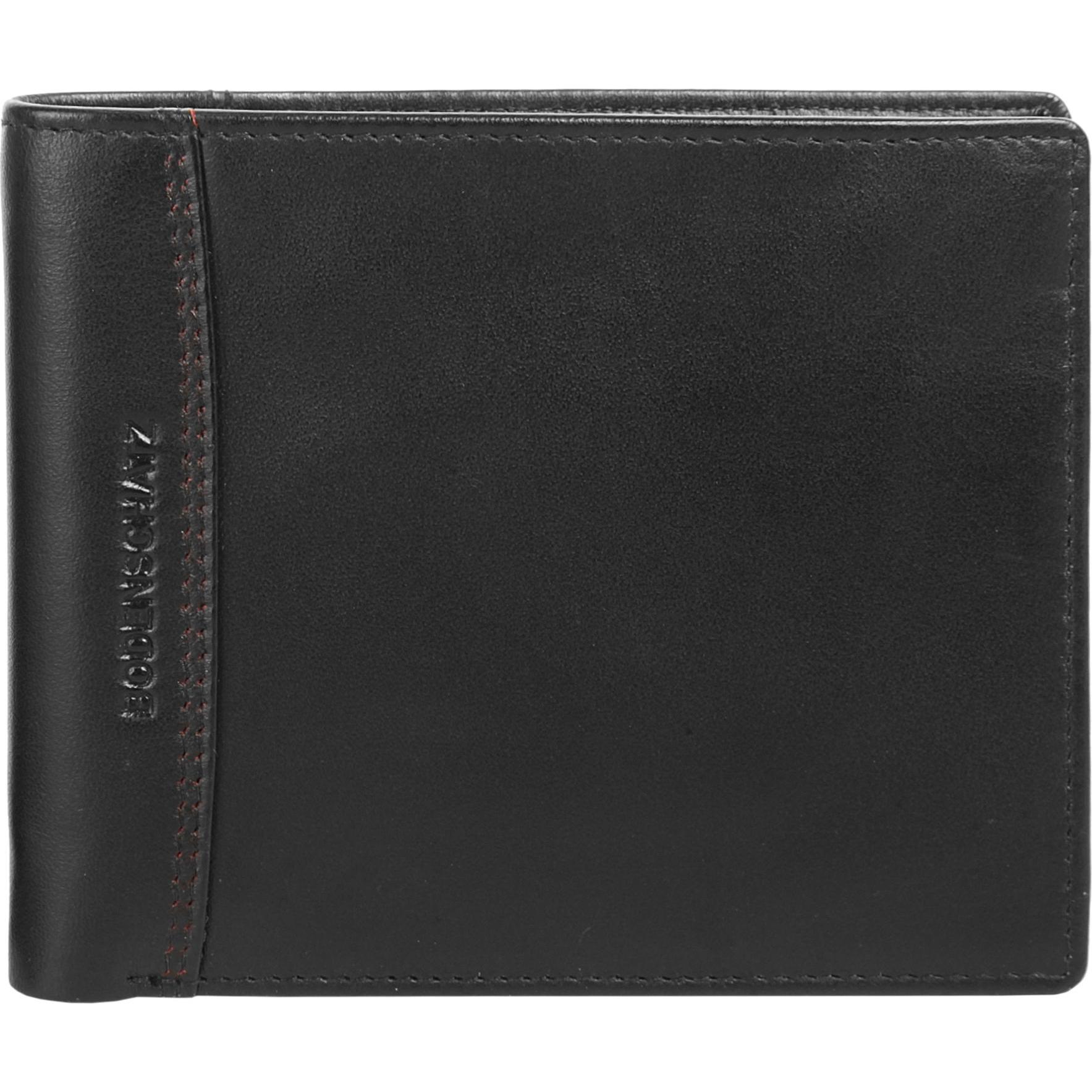Bodenschatz, Portemonnaie, Geldbörse PRINESS, Schwarz