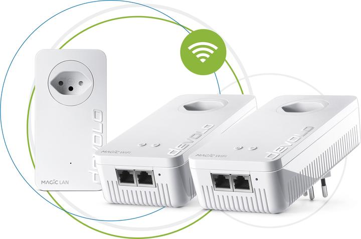 Immagine prodotto Devolo Set 2-1-3 Magic 1 WiFi Multiroom (1200 Mbit/s)