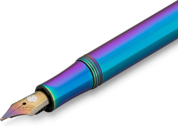 Actual product image Kaweco Füllfeder Liliput Kolibri Feder F (Rainbow Colors, Summer Purple)