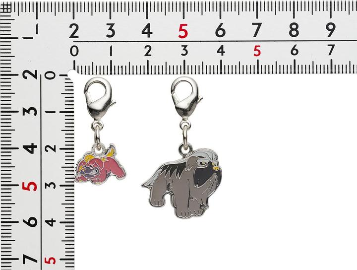 Actual product image Pokémon Pokemon Center - Maschiff, Mabosstiff key ring - 2 pieces