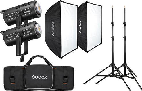 Produktbild Godox SL200III K2 - Kit 2 x LED Lights & Accessories (Videoleuchte)