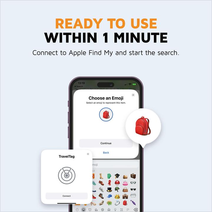 Actual product image Xtorm TravelTag 1 stück - IP64 (iOS)