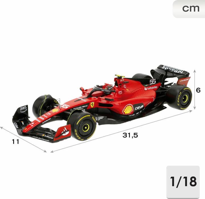 Image du produit Bburago Ferrari F1 SF-23 1/18 Sainz 2023