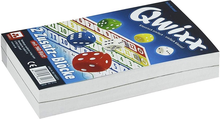 Produktbild Game Factory Qwixx 2 Zusatz-Blöcke (Deutsch, Französisch, Italienisch)