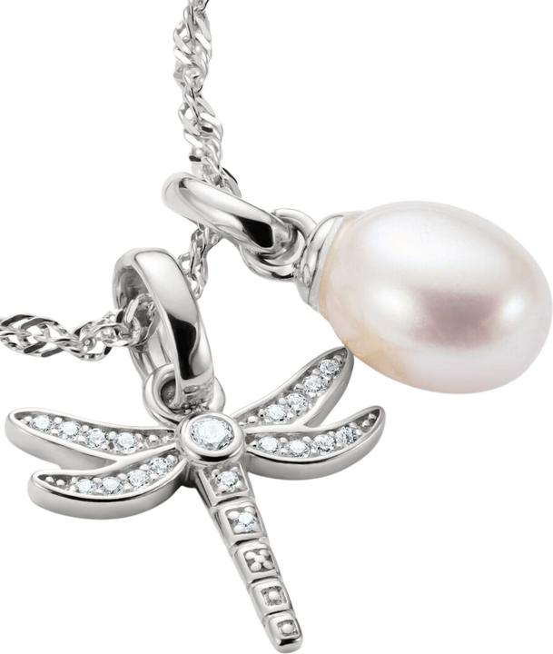Immagine prodotto Thomas Sabo Charm-Anhänger Süsswasserzuchtperle Connect Silber (Argento)