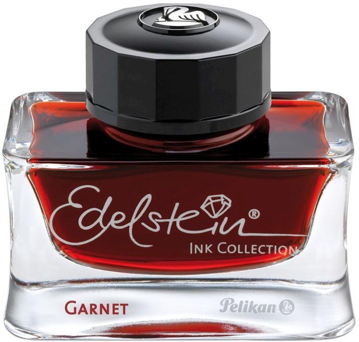 Actual product image Pelikan Ink Gemstone Ink of the Year 2014 Garnet Dark Red (Inkwell, Red)