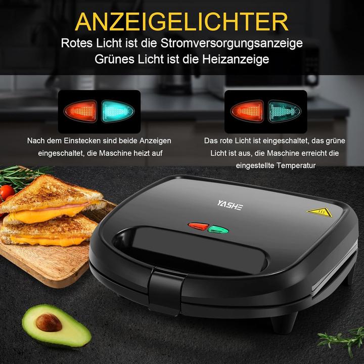 Produktbild Yashe Sandwichmaker