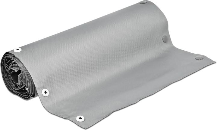 Produktbild Delock Kabelschlauch 2 m x 70 mm, Knopfverschluss Grau (Kabelschlauch, 200 cm)
