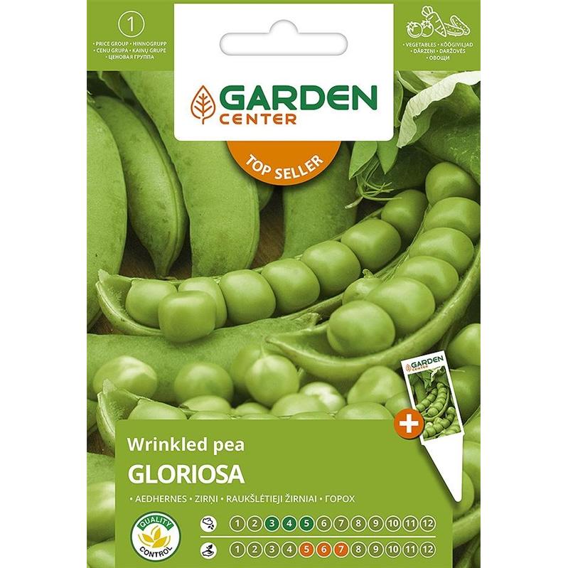 Garden Center, Semi, Seeding Pea Seeds Gloriosa