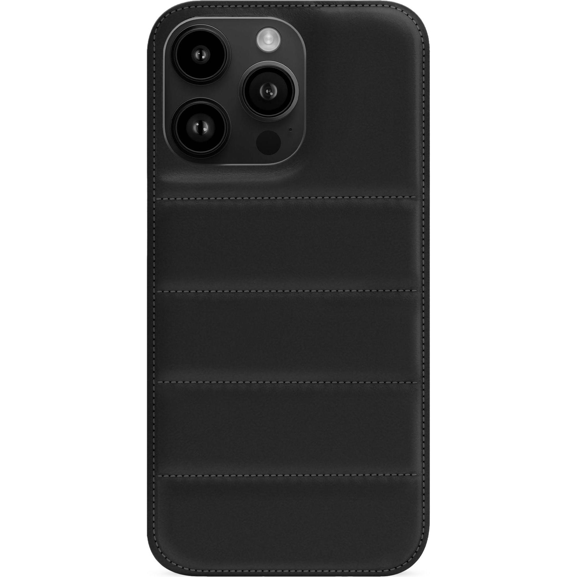 Thumbnail - Noreve Lederschutzhülle (Apple iPhone 15 Pro Max), Smartphone Hülle, Schwarz