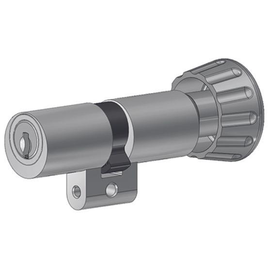 Kaba, Cilindro serrature, Cilindro a manopola rotante (Cilindro a pomello rotante)