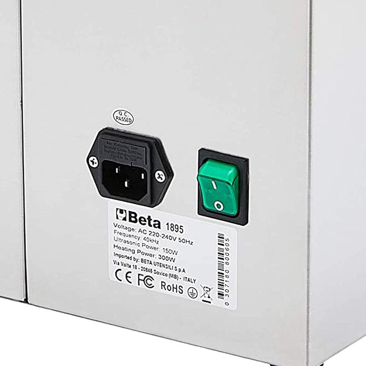 Productafbeelding BETA Gereedschap Ultrasone reinigingstank 1895 6 300 W 018950060 (6 l)