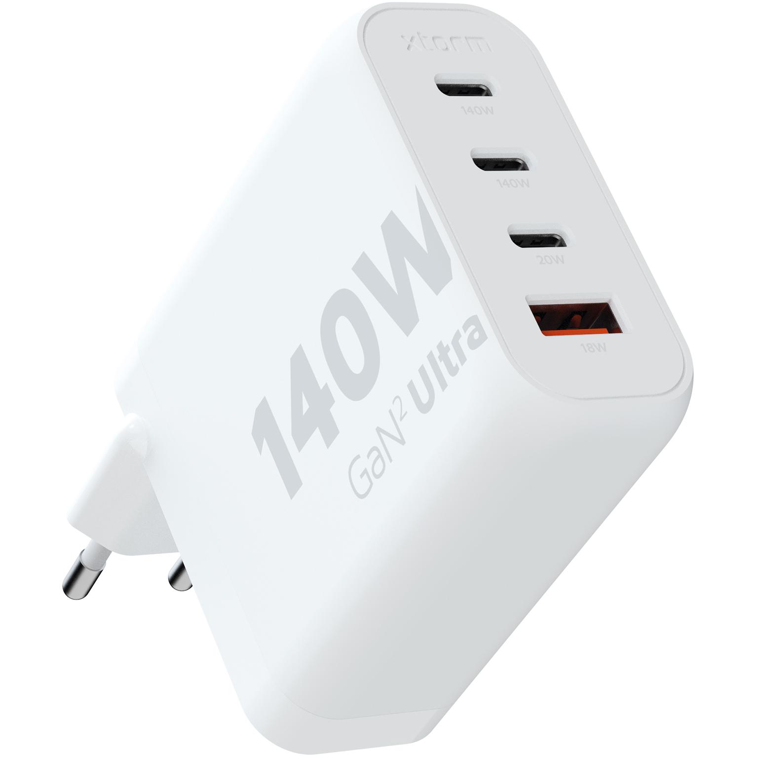 Xtorm GaN2 Ultra Series (140 W), USB Ladegerät, Weiss
