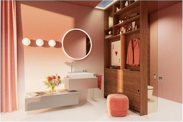 Produktbild hansgrohe AddStoris Handtuchhalter, zweiarmig, 445mm chrom