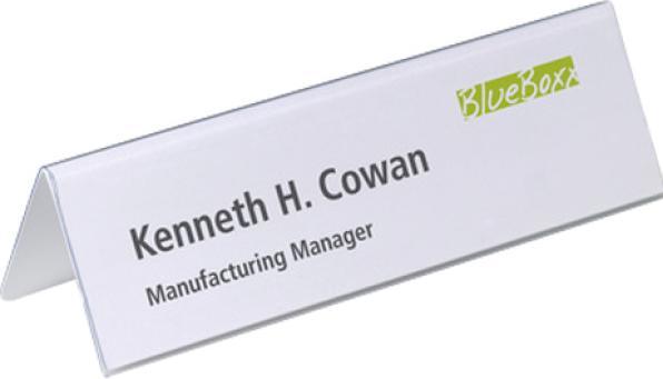 Actual product image Durable Table name plate made of rigid film