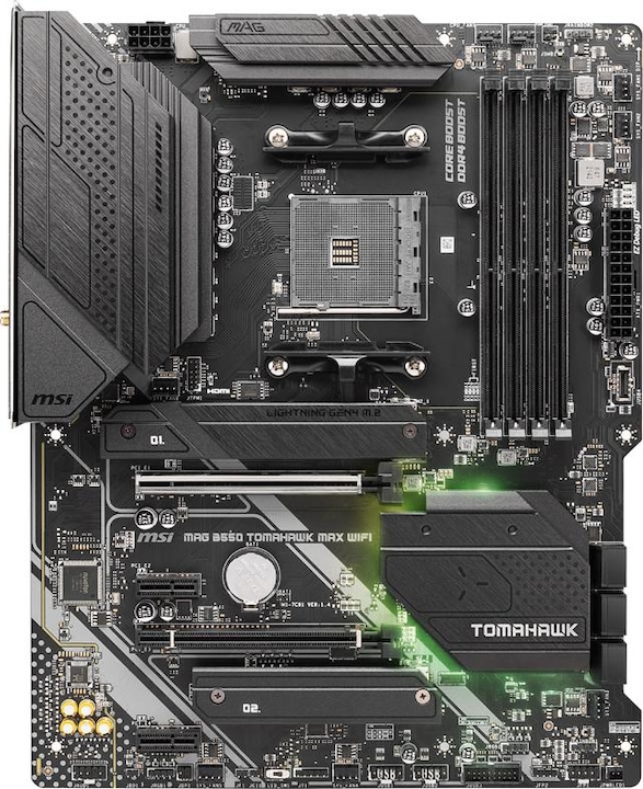 Immagine prodotto MSI Mag B550 Tomahawk Max Wifi (AM4, AMD B550, ATX)