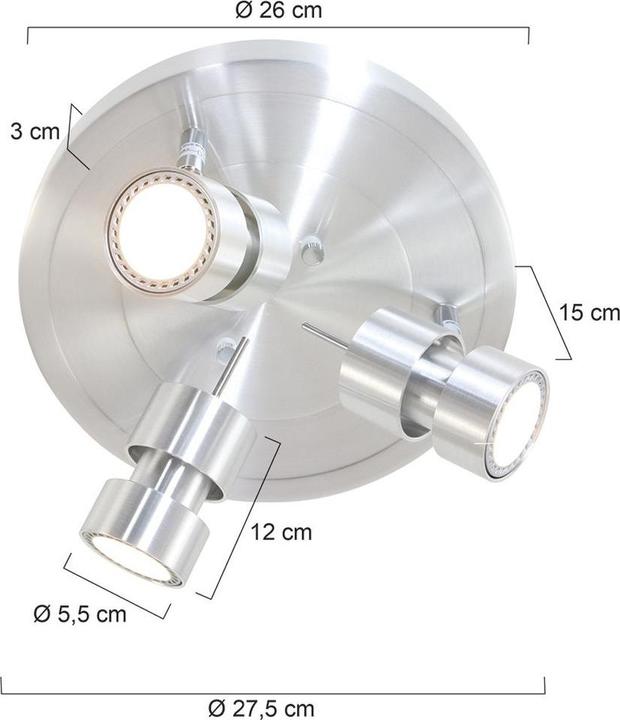 Produktbild Steinhauer Natasja (480 lm, GU10)