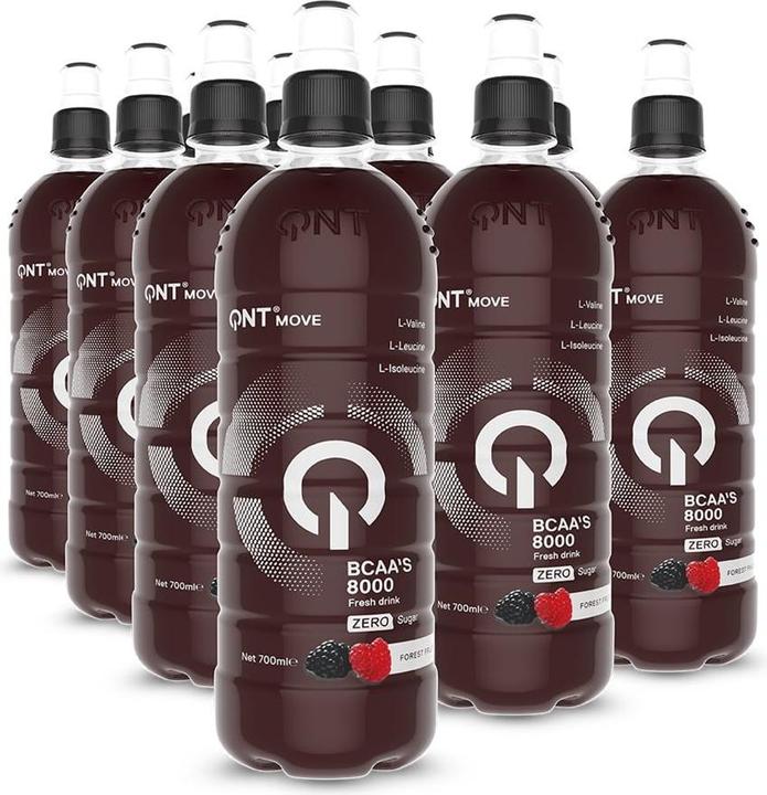 Actual product image QNT BCAA'S 8000 Forest Fruit (Wild berries, 12 x)