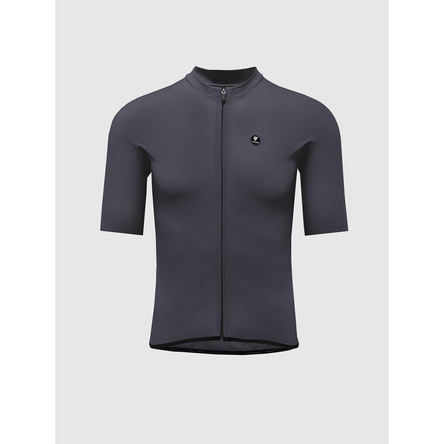 Pissei, Herren, Sportshirt, trikot prima pelle (XL), Grau, XL