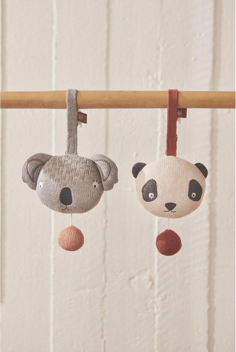 Actual product image OYOY Mini Musical Clock Panda