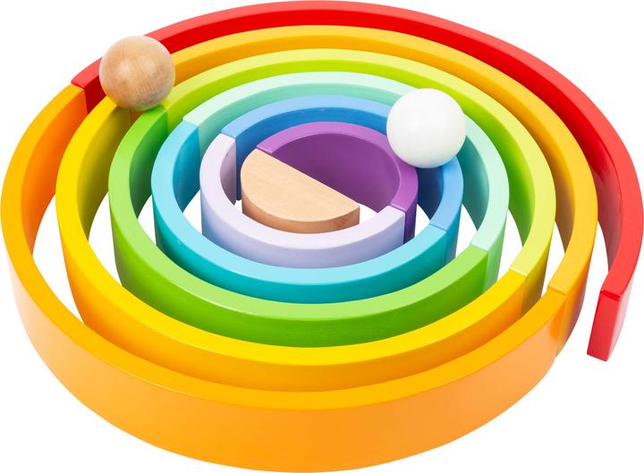 Actual product image small foot Wooden blocks rainbow XL