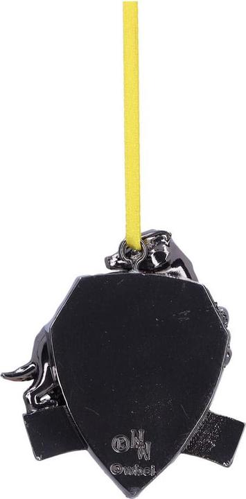 Actual product image Nemesis Now Harry Potter décoration sapin Hufflepuff Crest (Silver) 6 cm (1x)