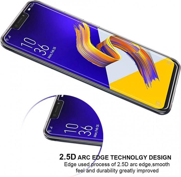 Immagine prodotto Screenguard Asus ZenFone 5 / 5Z Pellicola protettiva in vetro Custodia Design amichevole (1 pz., Asus Zenfone 5 (ZE620KL), Asus Zenfone 5Z)