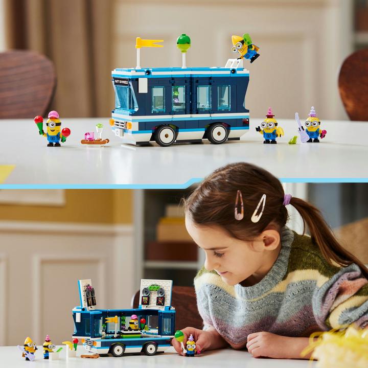 Produktbild LEGO Minions und der Party Bus (75581, LEGO Minions)
