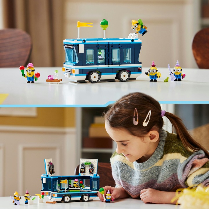 Image du produit LEGO Les Minions et le bus de fête (75581, LEGO Minions)