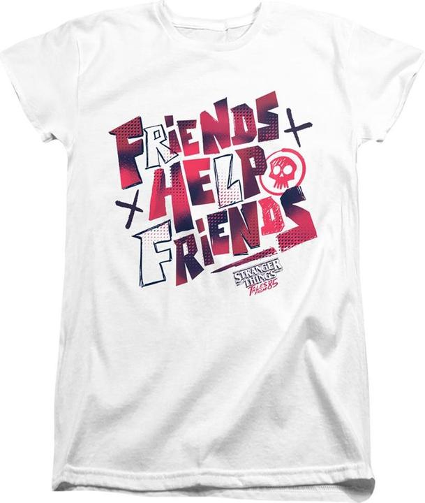 Produktbild Stranger Friends Help TShirt Kurze Ärmel (M)