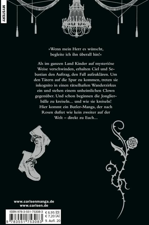Produktbild Black Butler, Band 06 (Deutsch, Yana Toboso, 2011)